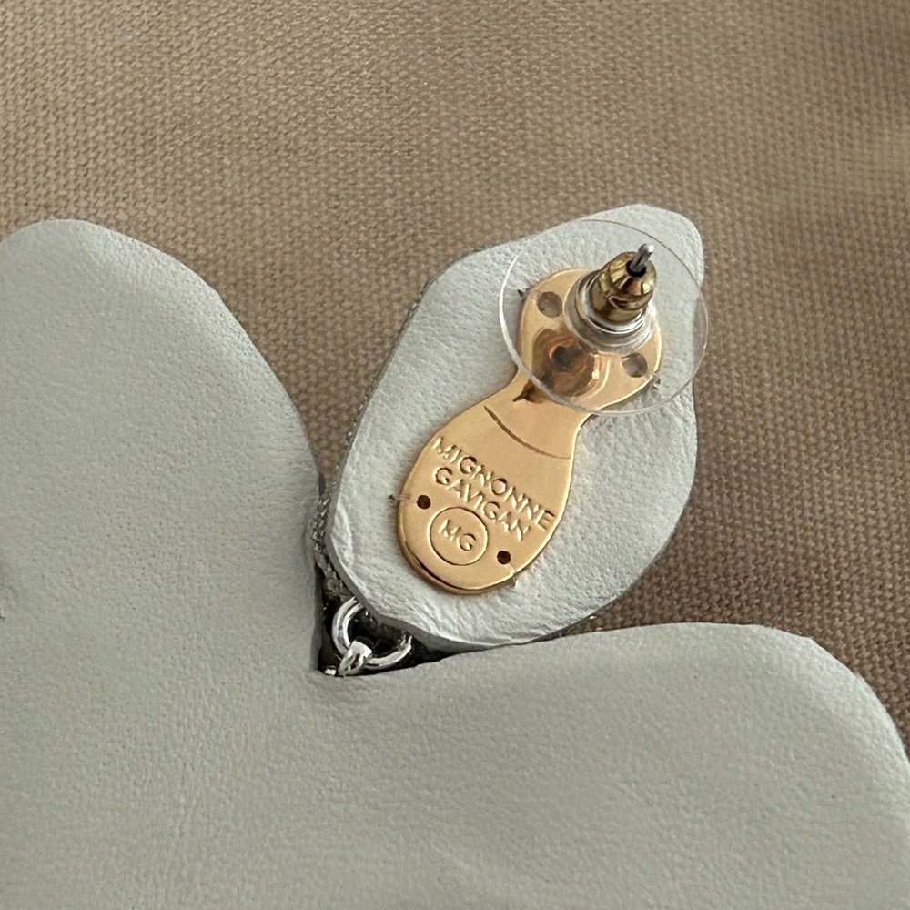 New Mignonne Gavigan large floral earrings - Picture 5 of 5